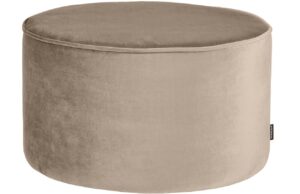 WOOOD B&eacute;žov&yacute; sametov&yacute; taburet Norma 60 cm