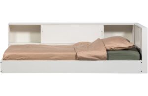 WOOOD B&iacute;l&aacute; dřevěn&aacute; postel Carter 90 x 200 cm