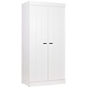 WOOOD B&iacute;l&aacute; dřevěn&aacute; &scaron;atn&iacute; skř&iacute;ň Ernie 195 cm