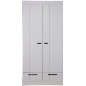 WOOOD Cementově &scaron;ed&aacute; dřevěn&aacute; &scaron;atn&iacute; skř&iacute;ň Ernie 195 x 94 cm