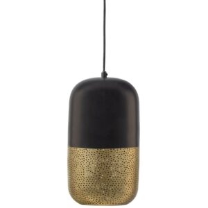 WOOOD Čern&eacute; kovov&eacute; z&aacute;věsn&eacute; světlo Tisra 36 cm