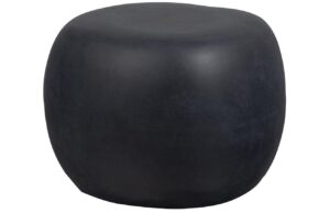 WOOOD Čern&yacute; betonov&yacute; konferenčn&iacute; stolek Peblo 50 cm