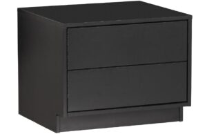 WOOOD Čern&yacute; borovicov&yacute; TV stolek Frederica 50 x 39