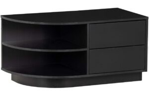 WOOOD Čern&yacute; borovicov&yacute; TV stolek Frederica 78 x 40 cm