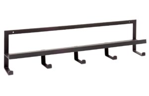 WOOOD Čern&yacute; kovov&yacute; n&aacute;stěnn&yacute; vě&scaron;&aacute;k Cheyanne 13 x 50 cm