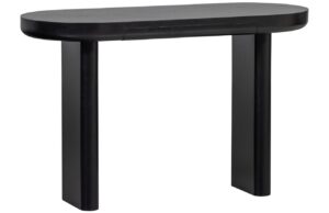 WOOOD Čern&yacute; lakovan&yacute; toaletn&iacute; stolek Manuel 120 x 50 cm