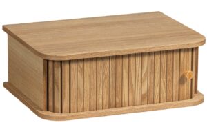 WOOOD Dřevěn&yacute; z&aacute;věsn&yacute; nočn&iacute; stolek Jena 40 x 30 cm