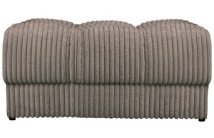 WOOOD Hněd&aacute; čalouněn&aacute; podnožka Restella 82 x 61 cm