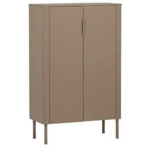 WOOOD Hněd&aacute; dřevěn&aacute; komoda Gunnar 85 x 39 cm