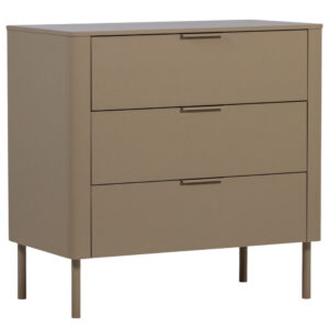 WOOOD Hněd&aacute; dřevěn&aacute; komoda Gunnar 94 x 52 cm