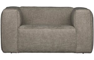 WOOOD Hnědo &scaron;ed&eacute; l&aacute;tkov&eacute; křeslo Bearny