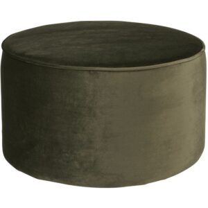 WOOOD Lovecky zelen&yacute; sametov&yacute; taburet Norma 60 cm