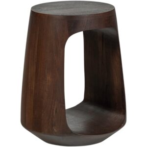 WOOOD Ořechov&yacute; odkl&aacute;dac&iacute; stolek Bayo 33 cm