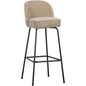 WOOOD P&iacute;skově hněd&aacute; čalouněn&aacute; barov&aacute; židle Tergi 79 cm