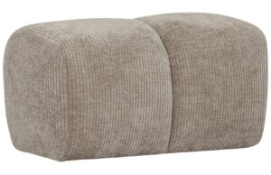 WOOOD P&iacute;skově hněd&aacute; čalouněn&aacute; podnožka Zuno 80 x 60 cm