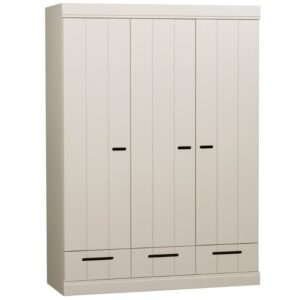 WOOOD P&iacute;skově hněd&aacute; dřevěn&aacute; &scaron;atn&iacute; skř&iacute;ň Ernie 195 x 140 cm