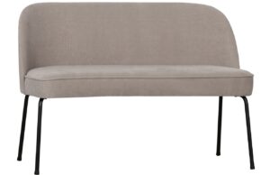 WOOOD P&iacute;skově hněd&aacute; l&aacute;tkov&aacute; j&iacute;deln&iacute; lavice Tergi 120 cm