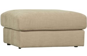 WOOOD P&iacute;skově hněd&aacute; l&aacute;tkov&aacute; podnožka Flaireen 90 x 98 cm