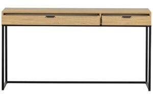 WOOOD Pracovn&iacute; stůl Sinai 140 x 44 cm s dubov&yacute;m dekorem