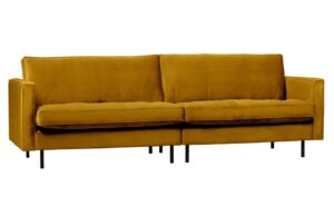 WOOOD Sametov&aacute; pohovka Raden 275 cm s pro&scaron;&iacute;v&aacute;n&iacute;m