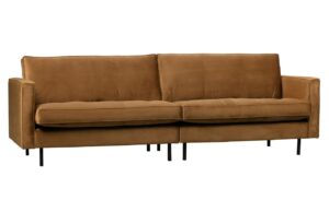 WOOOD Sametov&aacute; pohovka Raden 275 cm s pro&scaron;&iacute;v&aacute;n&iacute;m