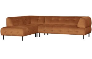 WOOOD Sametov&aacute; rohov&aacute; pohovka Doyle 267 cm