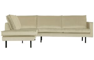 WOOOD Sametov&aacute; rohov&aacute; pohovka Raden 266 cm