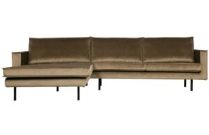 WOOOD Sametov&aacute; rohov&aacute; pohovka Raden 300 cm