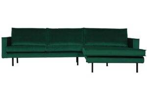 WOOOD Sametov&aacute; rohov&aacute; pohovka Raden 300 cm