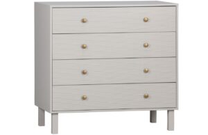 WOOOD &Scaron;ed&aacute; borovicov&aacute; komoda Madine 94 x 52 cm