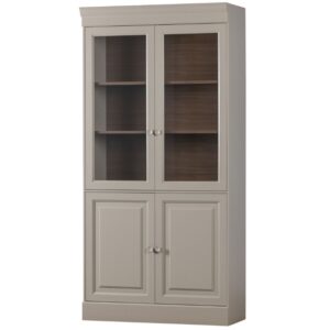 WOOOD &Scaron;ed&aacute; borovicov&aacute; vitr&iacute;na Chowie 215x105 cm