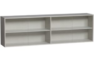 WOOOD &Scaron;ed&aacute; borovicov&aacute; vitr&iacute;na Koley 200 x 35 cm