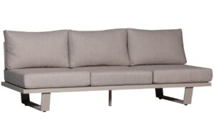 WOOOD &Scaron;ed&aacute; čalouněn&aacute; trojm&iacute;stn&aacute; zahradn&iacute; pohovka Neson 210 cm