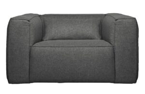 WOOOD &Scaron;ed&eacute; l&aacute;tkov&eacute; křeslo Bearny