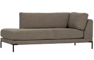 WOOOD &Scaron;edo hněd&aacute; l&aacute;tkov&aacute; leno&scaron;ka Coulee 200 cm