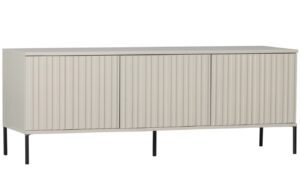 WOOOD &Scaron;edob&eacute;žov&yacute; dřevěn&yacute; TV stolek Gravia 150 x 44 cm