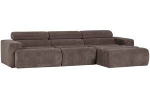 WOOOD &Scaron;edohněd&aacute; man&scaron;estrov&aacute; rohov&aacute; pohovka Novi 300 cm