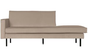 WOOOD &Scaron;edohněd&aacute; sametov&aacute; leno&scaron;ka Raden 203 cm