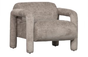 WOOOD &Scaron;edohněd&eacute; sametov&eacute; křeslo Buddy