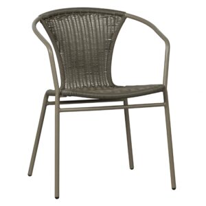 WOOOD &Scaron;edozelen&aacute; ratanov&aacute; zahradn&iacute; židle Kayle