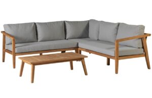 WOOOD Set zahradn&iacute; pohovky a stolku Lucca