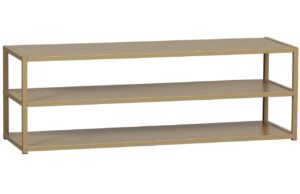 WOOOD Světle hněd&yacute; kovov&yacute; TV stolek Ellise 120 x 35 cm