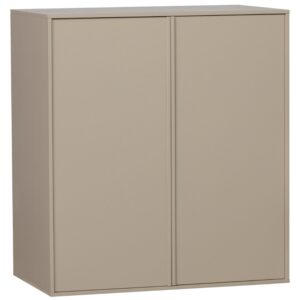 WOOOD Světle &scaron;ed&aacute; borovicov&aacute; komoda Grau 100 x 58 cm