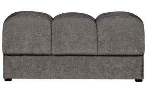 WOOOD Světle &scaron;ed&aacute; čalouněn&aacute; podnožka Restella 82 x 61 cm