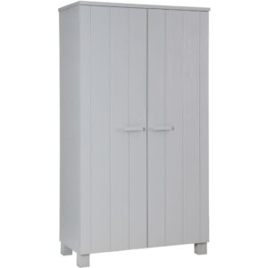 WOOOD Světle &scaron;ed&aacute; dřevěn&aacute; skř&iacute;ň Koben 202 x 111 cm