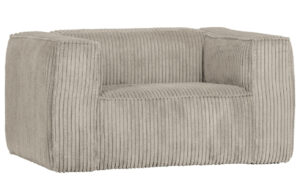 WOOOD Světle &scaron;ed&eacute; man&scaron;estrov&eacute; křeslo Bearny