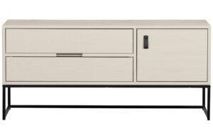 WOOOD Světle &scaron;ed&yacute; borovicov&yacute; TV stolek Frax 120 x 44 cm