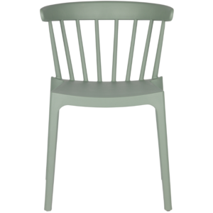 WOOOD Světle zelen&aacute; plastov&aacute; zahradn&iacute; j&iacute;deln&iacute; židle Marbel