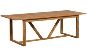 WOOOD Teakov&yacute; zahradn&iacute; stůl Vomon 240 x 90 cm