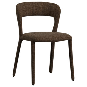 WOOOD Tmavě hněd&aacute; j&iacute;deln&iacute; židle Noble